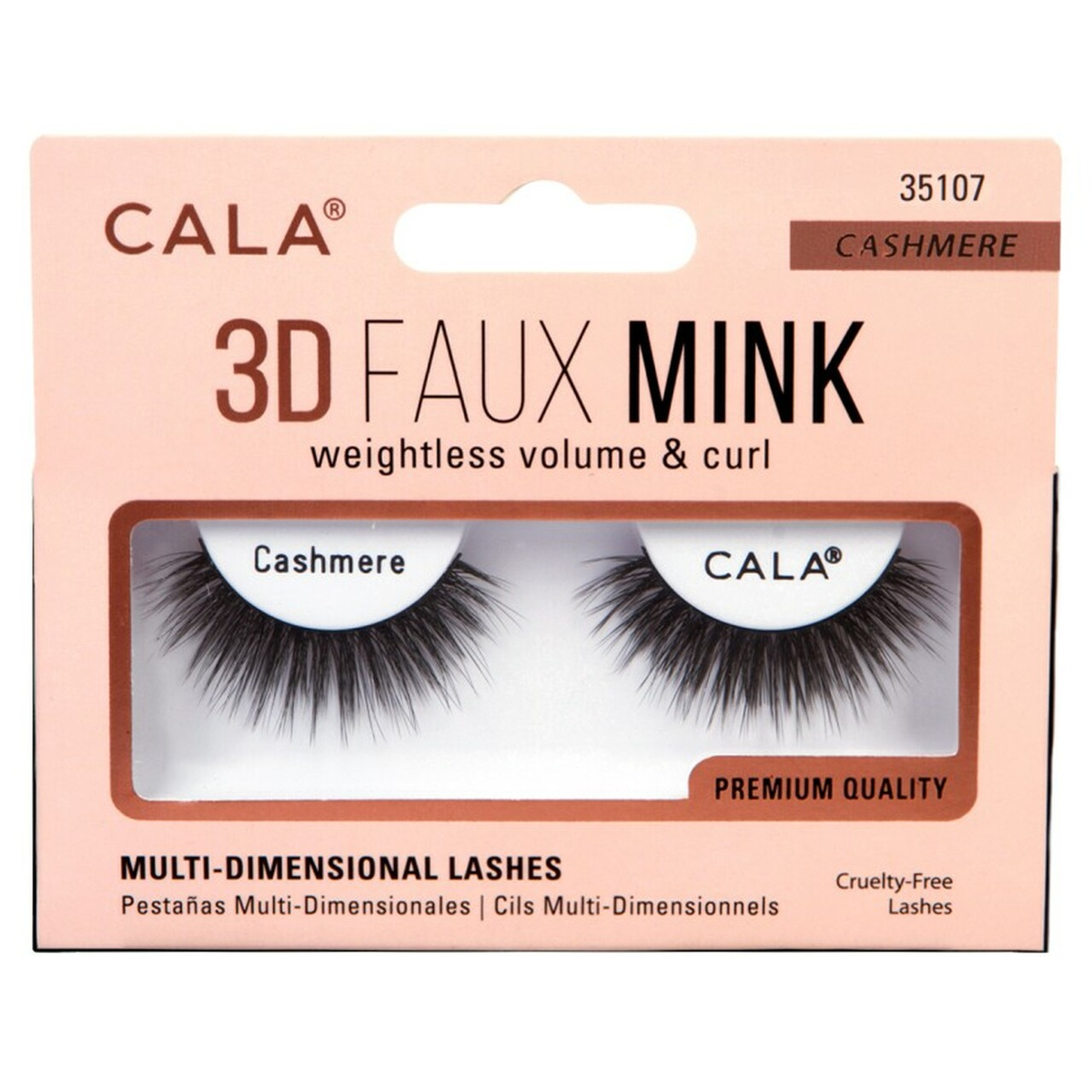 Cala 3D Faux Mink Strip Lashes (Cashmere) - SAVE 39%*