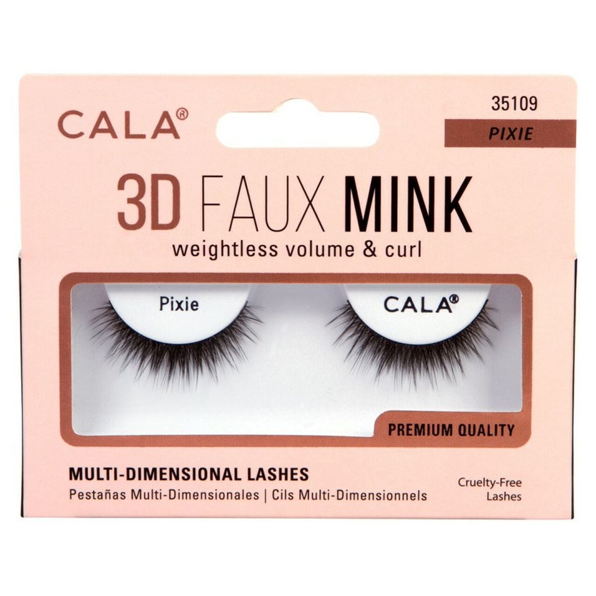 Cala 3D Faux Mink Strip Lashes (Pixie) - SAVE 39%*