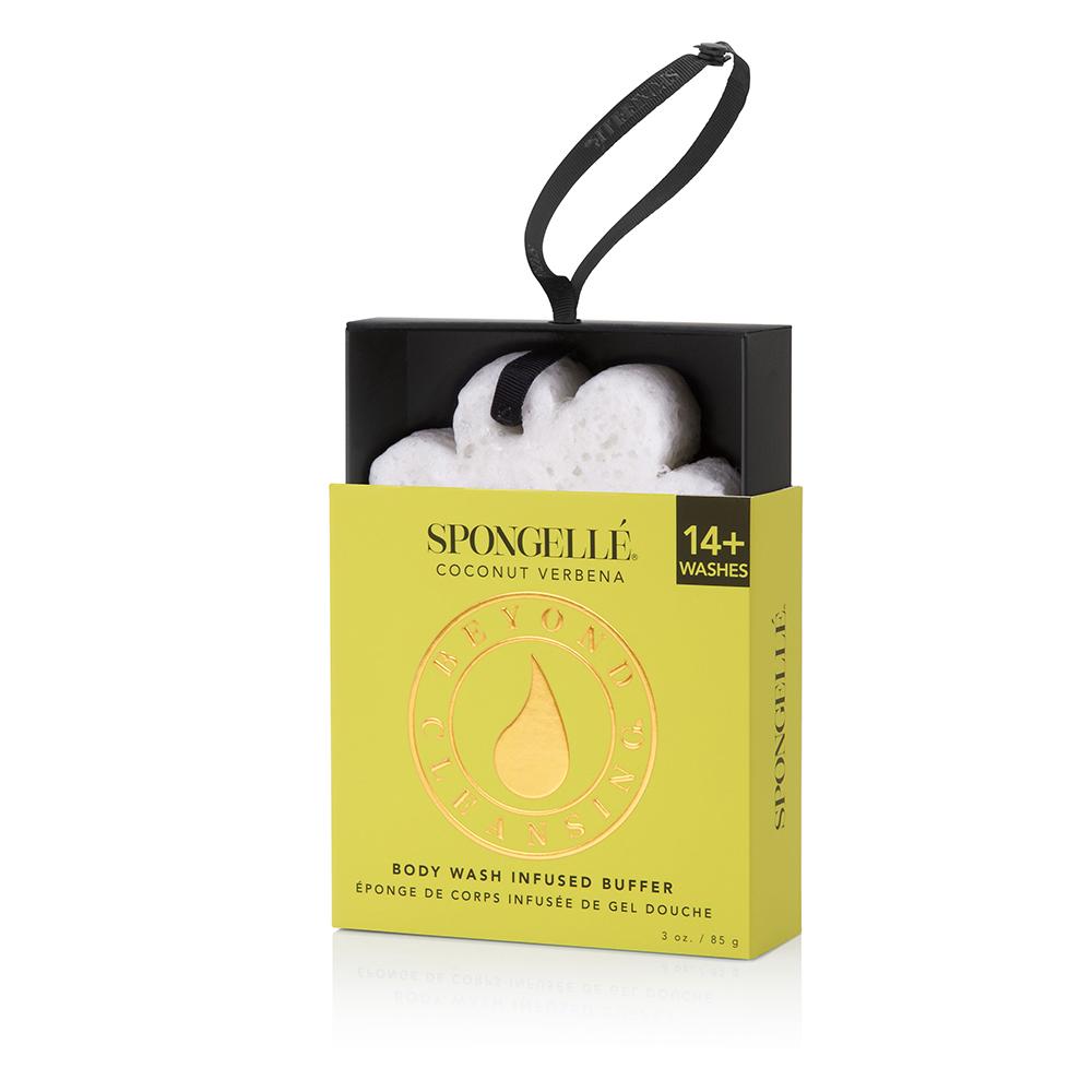 Spongellé Body Wash Infused Buffer - Boxed Flower (Coconut Verbena)*