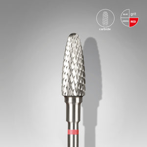 Staleks Pro Carbide Drill Bit - Red Corn 5/13 mm (Fine Crosscut)