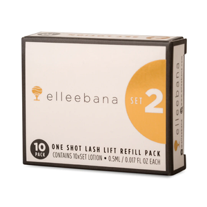 Elleebana One Shot Lash Lift Refills - STEP 2 Setting Lotion (10 Sachets)