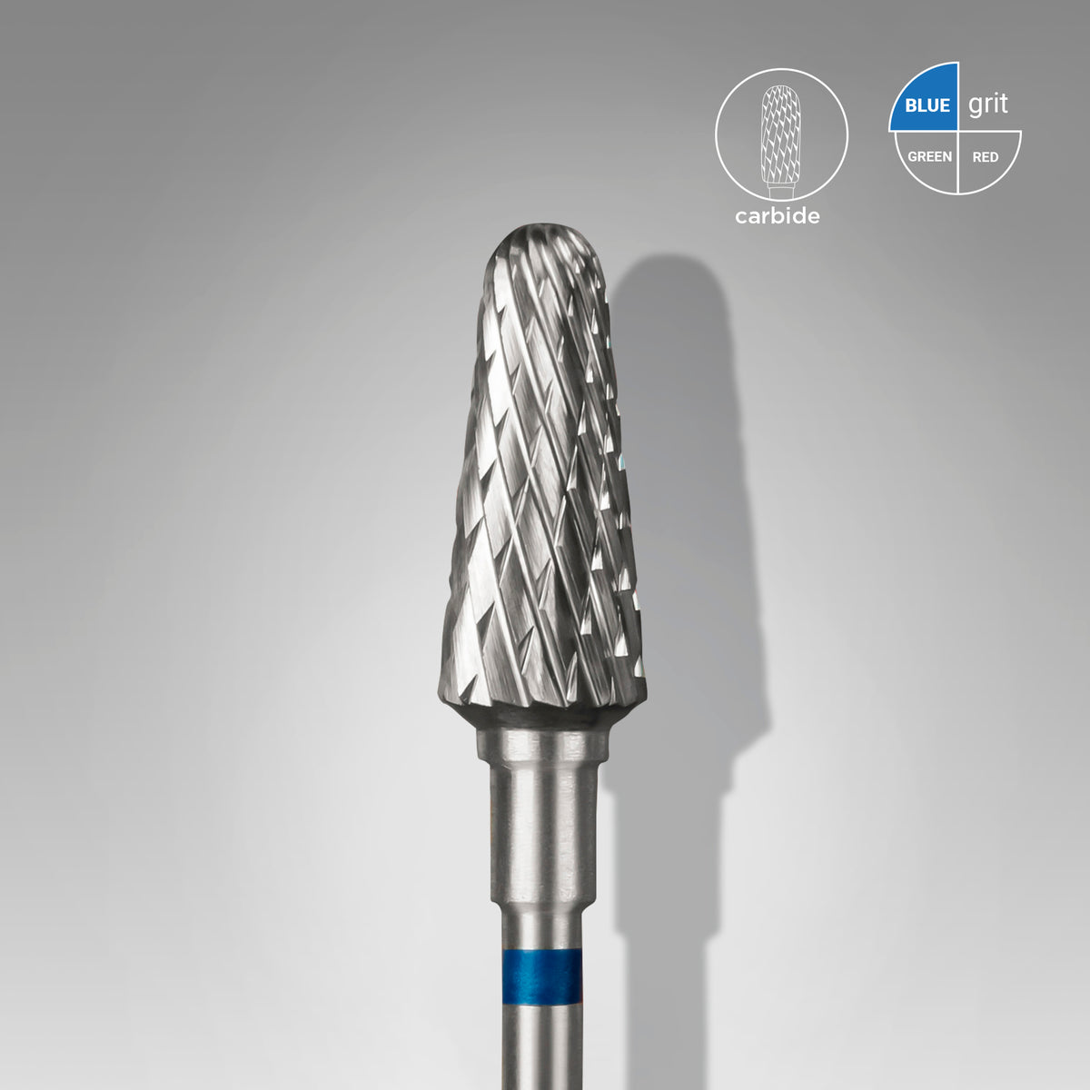 Staleks Carbide Drill Bit - Blue Frustum 6/14 mm (Standard Crosscut)*
