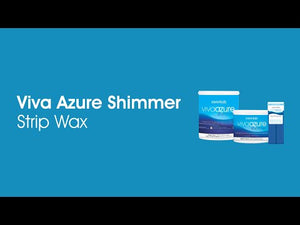 Caronlab Viva Azure Shimmer Strip Wax - Boîte micro-ondable (800 ml)