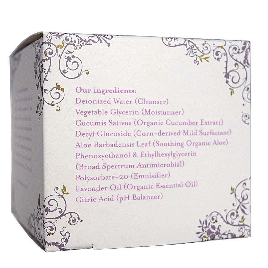 BOX Naturals Lingettes Nettoyantes 12 pcs (Lavande)