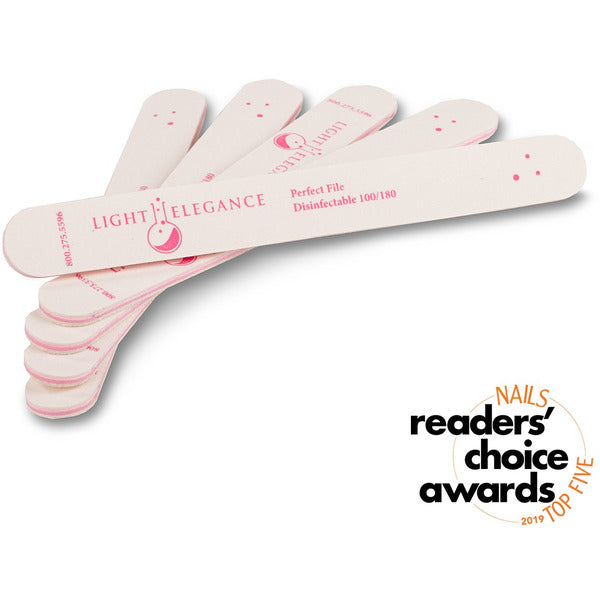Light Elegance Perfect Files 50 pcs (100/180 Grit)