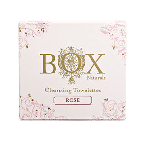 BOX Naturals Cleansing Towelettes 12 pcs (Rose) - DEAL (3) SAVE $5.25 (MAR-MAY)