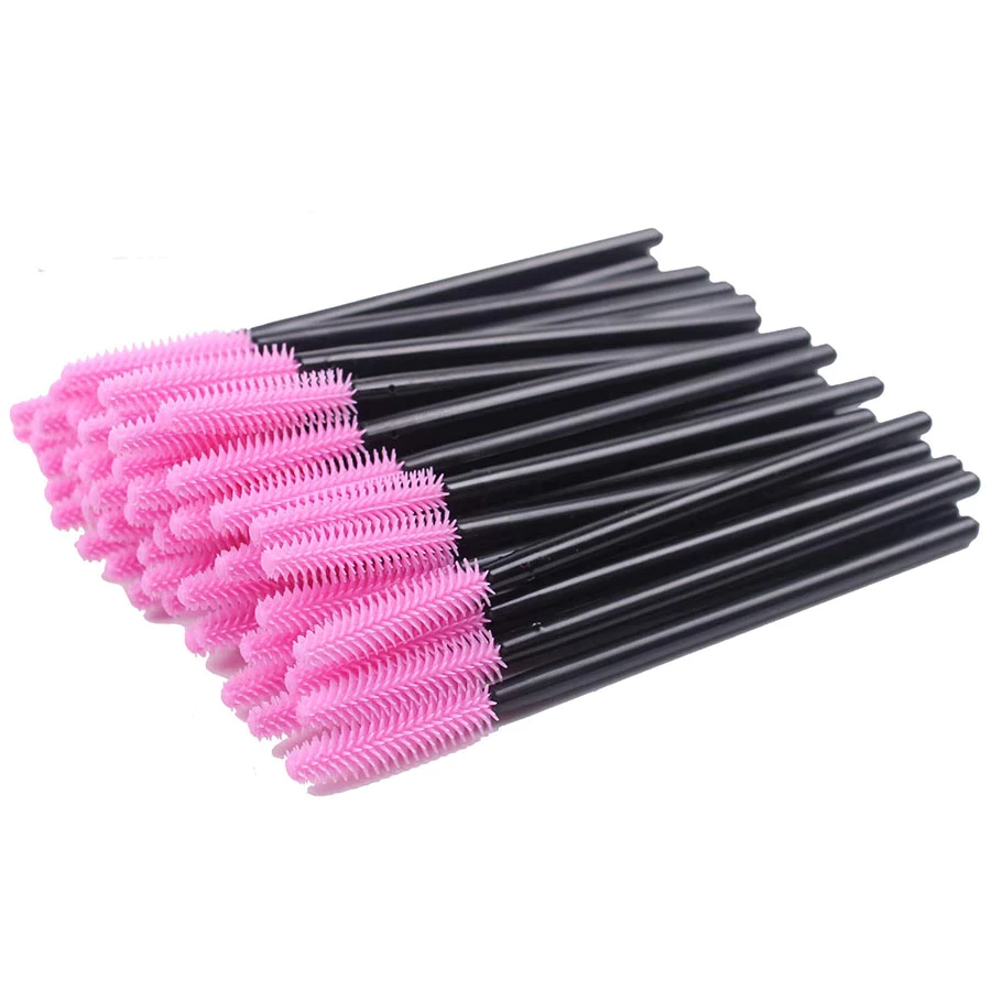 BD Silicone Mascara Applicators 50 pcs (Black/Pink)