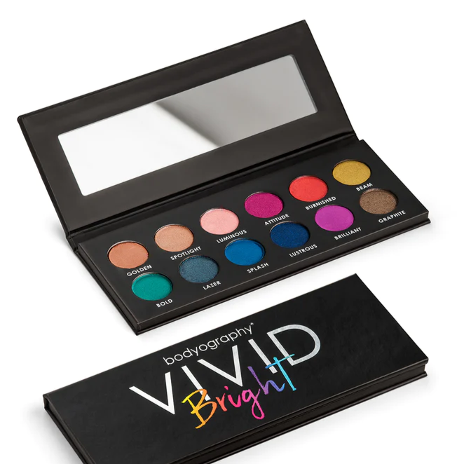 Bodyography Vivid Bright Eyeshadow Palette Beauty Depot