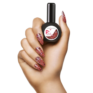 Light Elegance P+ Soak Off Glitter Gel Polish 15 ml (You Bring the Wine) - SAVE 70%*